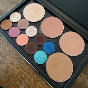 Colourpop single shadows, highlighter, blush, and bronzer